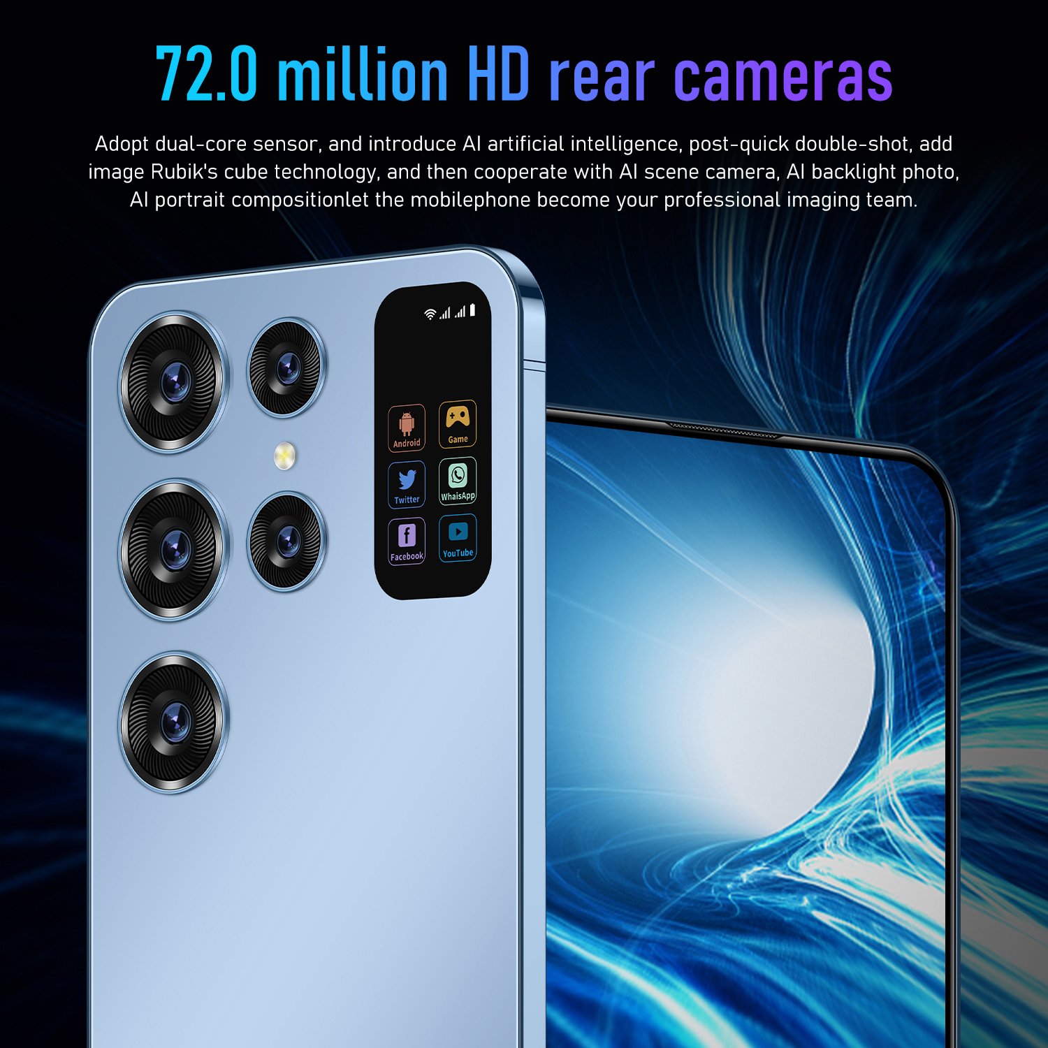Custom Original s24 ultra Smartphones 16+1TB Android 8.1 Dual SIM Gesichts ID Smartphone Quick Charge unlock mobile phones
